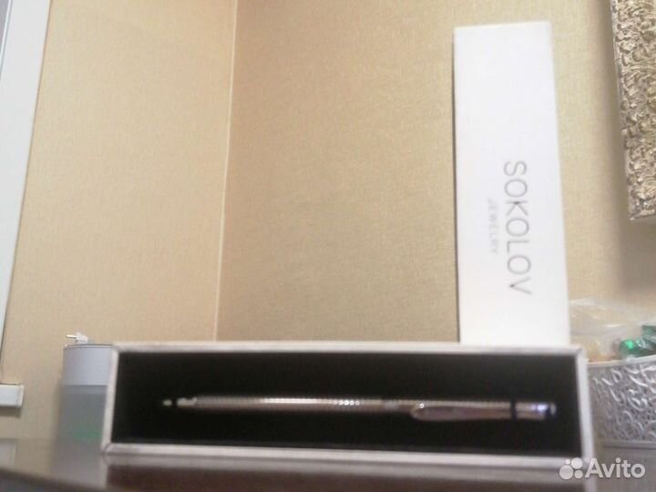 Серебряная ручка sokolov