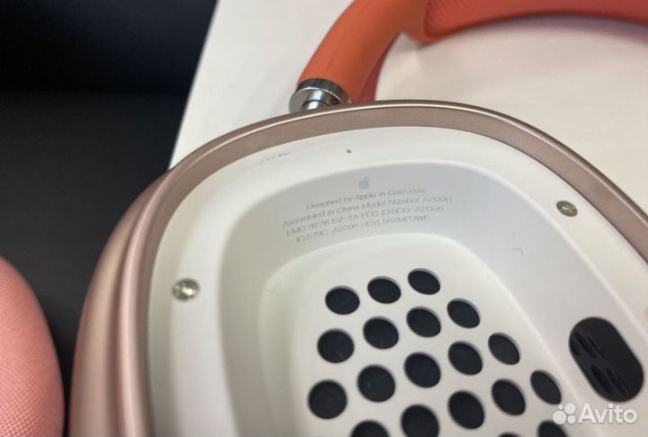 Airpods Max Pink with Red новинка