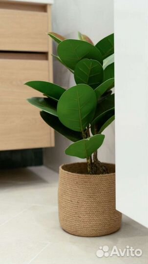 Корзина из джута