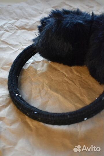 Меховые наушники