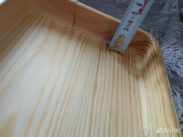 Тарелка деревянная, поднос