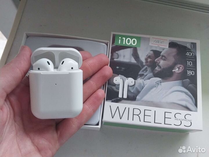 Беспроводные наушники новые