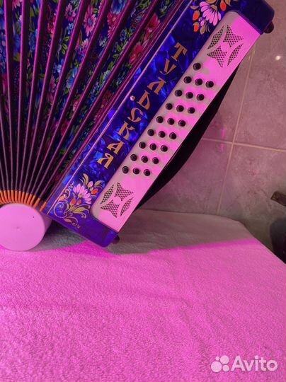 Новая Тульская гармонь 301 М Фа мажор Перламутр