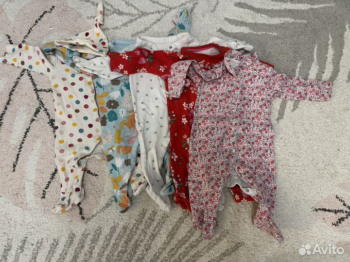 Слипы для новорожденного 3-6 мес mothercare