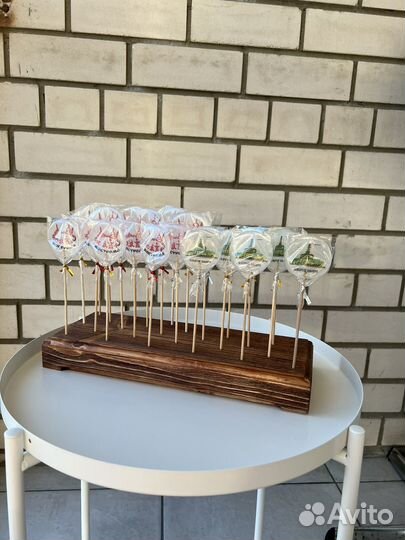 Подставка/стойка для леденцов деревянная