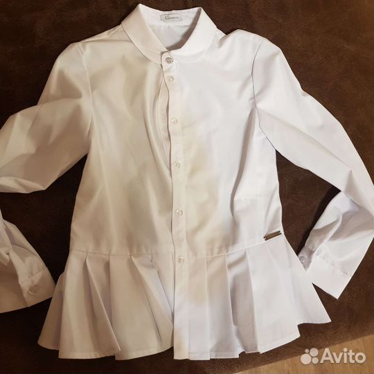 Блузка белая школьная