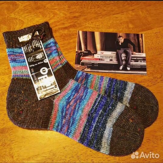 Вязанные носки ручной работы
