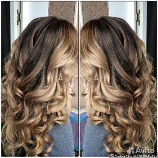 Омбре, Балаяж, Мелирование