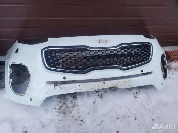 Бампер передний Sportage 4 2017 год