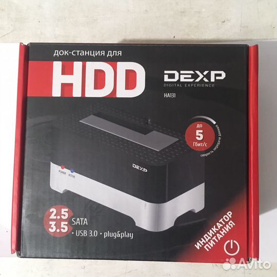 Док-станция для HDD SSD Dexp HA131