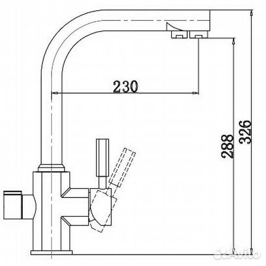 Смеситель для кухни Kaiser Decor 40144