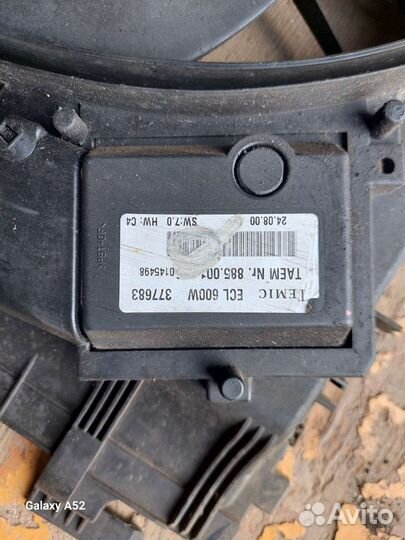 Вентилятор охлаждения mercedes C203 мерседес C203