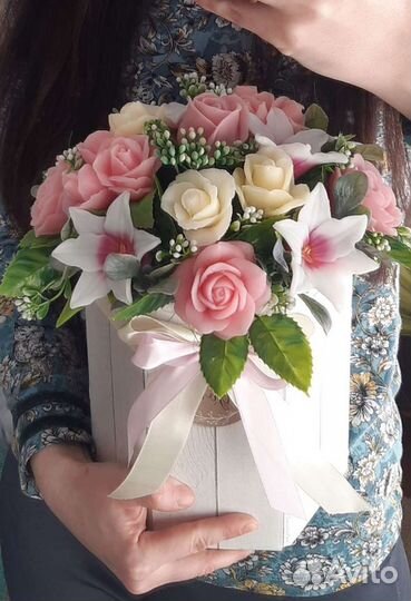 Букет из мыла