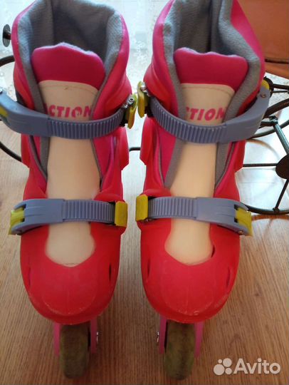 Роликовые коньки детские раздвижные 30-33