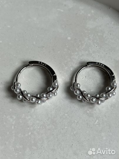 Серебряные сережки