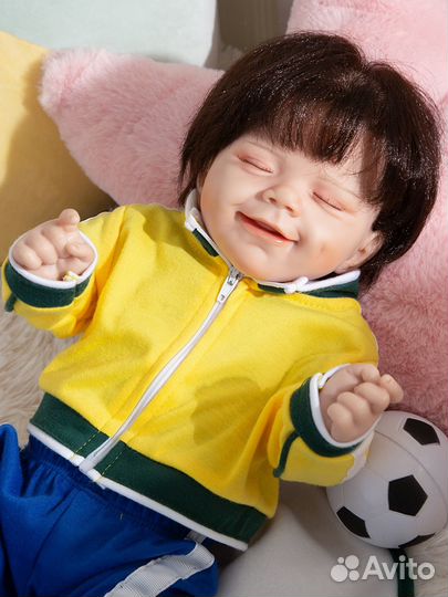 Кукла реборн силиконовая новая 50 см рост