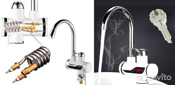 Проточный водонагреватель с дисплеем