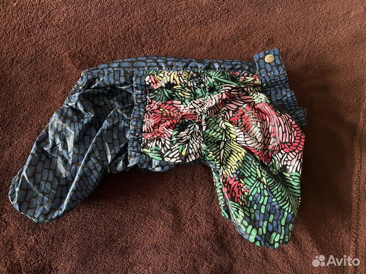 Комбинезон дождевик для собак щенка и жилетка