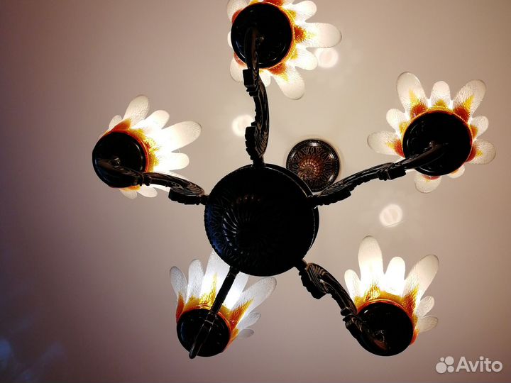 Люстра+2светильника