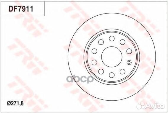 Диск тормозной audi: A1 1.4 tfsi/2.0 tfsi quatt