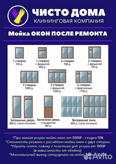 Мойка окон