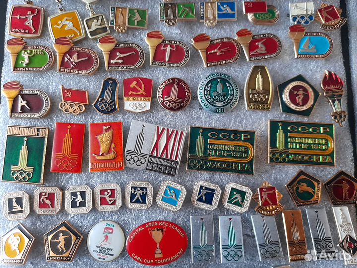 Значки СССР Олимпиада 80