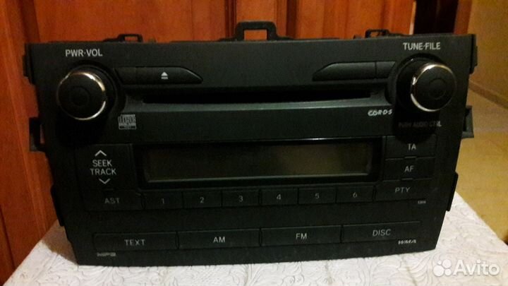 Магнитола на Toyota Corolla