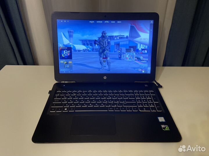 Игровой ноутбук HP pavilion gaming 15bc305-ur