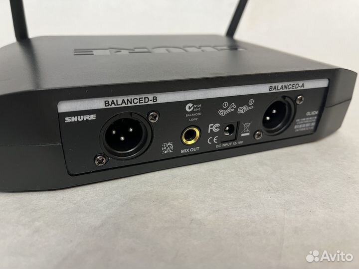 Радиосистема с 2мя микрофонами shure glxd4