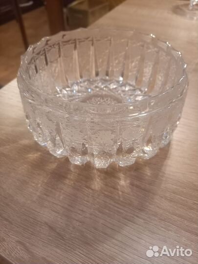 Салатник хрустальный