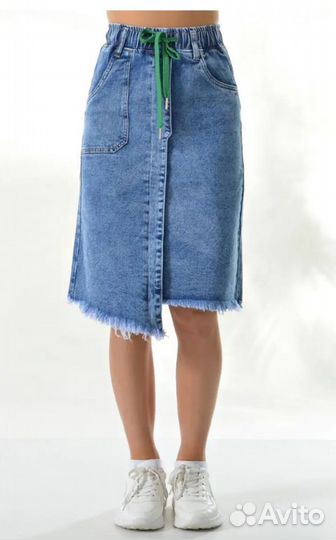 Юбка джинсовая