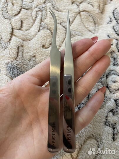 Набор пинцетов для наращивания ресницEnigma