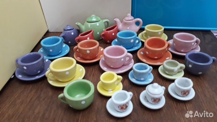 Посуда (посудка) для кукол, керамика