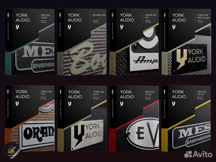 Импульсы гитарных кабинетов York Audio