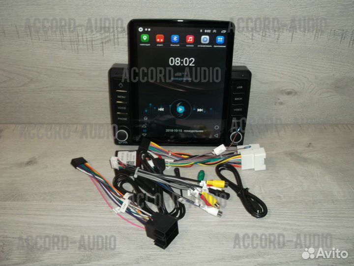 Магнитола Volkswagen Touareg Android в стиле Tesla