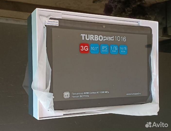 Планшет TurboPad 1016 (2018), 1 гб/16 гб