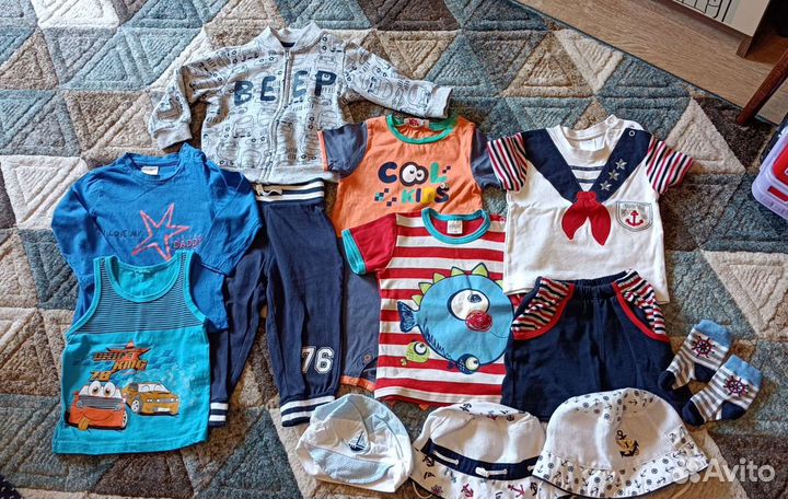 Пакеты вещей на мальчика 86-92