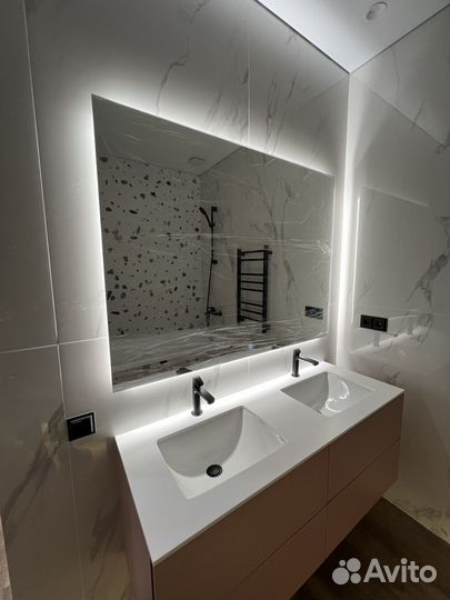 Изготовим зеркало с подсветкой