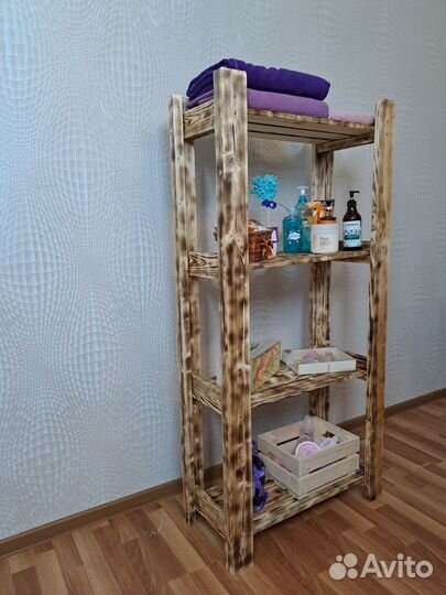 Стеллаж деревянный