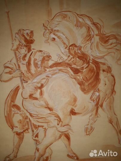 Неизвестный автор - акварель