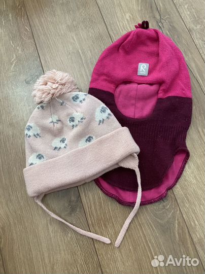 Шапка для девочки zara, reima