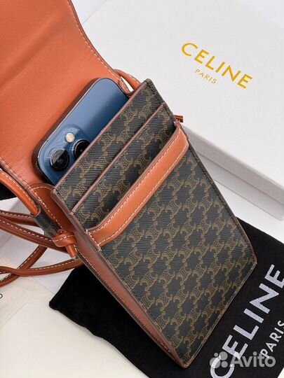 Сумка под телефон Celine Triomphe 2 цвета