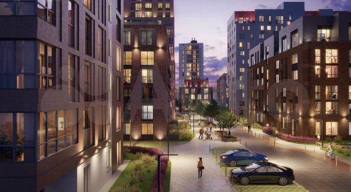 3-к. квартира, 76,5 м², 1/15 эт.