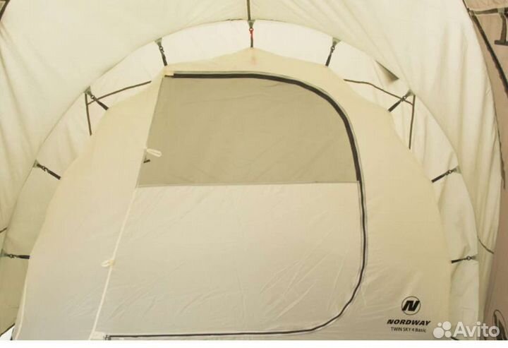 Палатка 4-местная Nordway Twin Sky 4 Basic