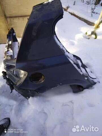 Крыло заднее правое Opel Astra h хетчбек