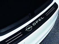 Карбоновая защитная пленка на бампер Opel