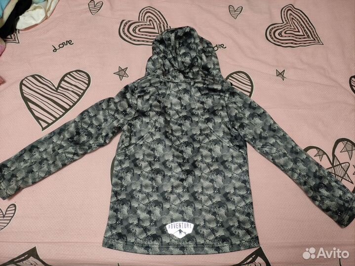 Ветровка на флисе для мальчиков и девочек 146-152