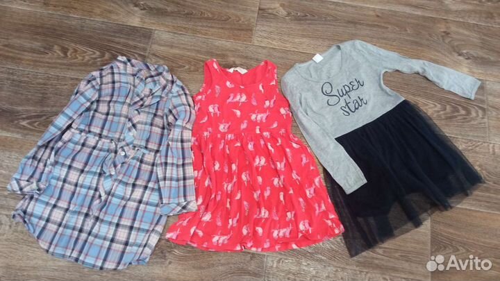 Детские вещи пакетом для девочек 104 110