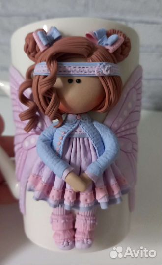 Кружка с декором 