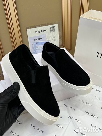Слипоны женские the row замш